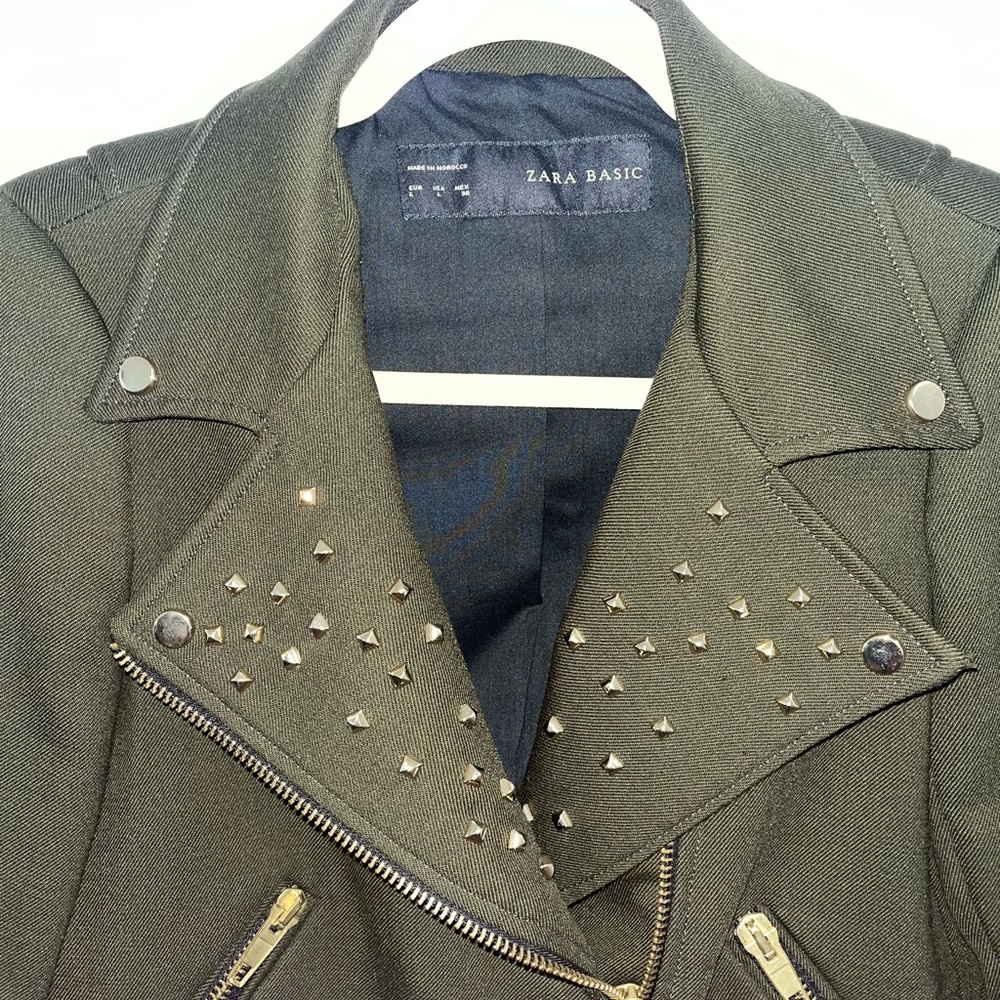 Zara Basic Moto Jacket - image 2
